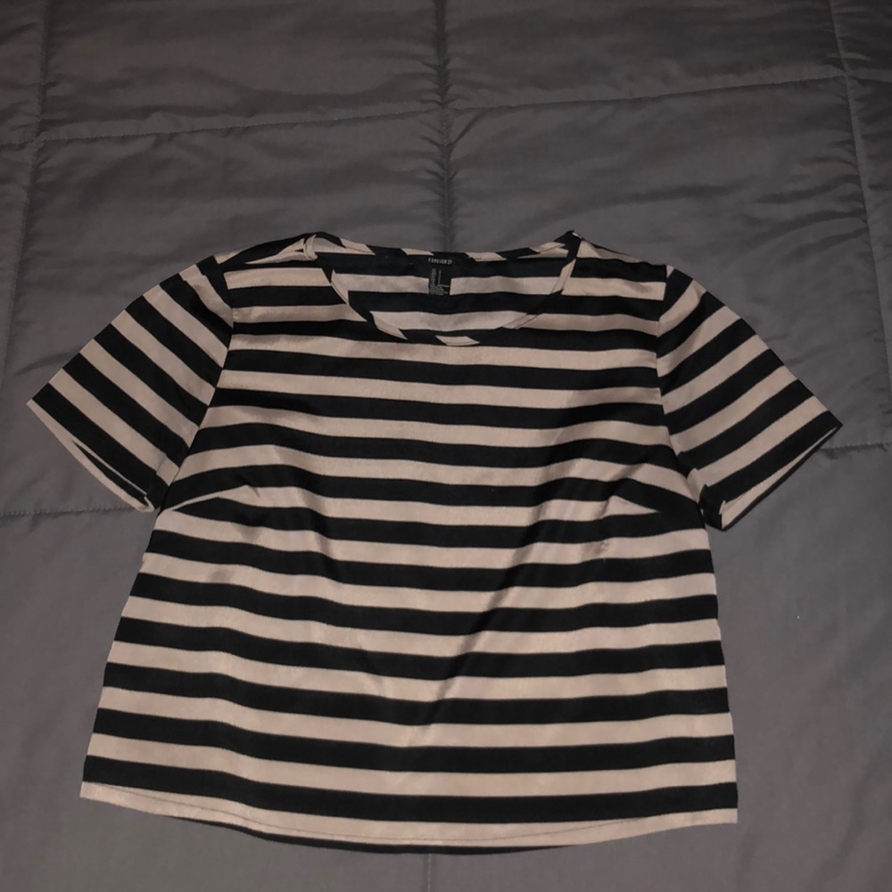 Striped crop top